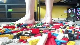 Walking Barefoot on LEGO