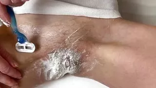 Mistress Mary doing an intimate haircut!