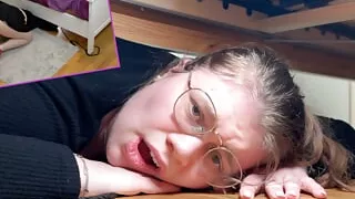 Help me Stepbro I'm stuck!! 18 year old teen stucked and creampied!!