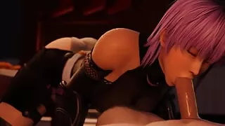 Ayane Christmas Slut Sucking