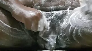 Indian small cock bath