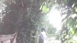 In a boniche to pick up the mail