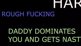 Hard Rough Dirty Nasty Hardcore Intense Fucking (audio Only) Getting Roughed Up And Fucked Hard Daddy  Fucks You