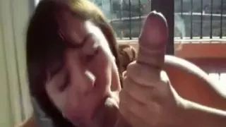 Lovely Girl Works A Big Cock Gets Sprayed With Cum