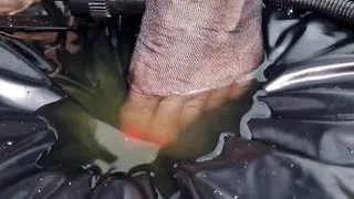 Lesbian Golden Showers in Nylons