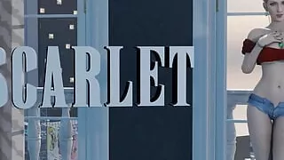 FF Scarlet Getting Fuck Every What Way For Hours (Full Length Animated Hentai Porno)