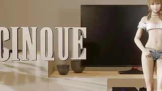 Final Fantasy Type-0 Cinque Is Such A Good Girlfriend (Full Length Animated Hentai Porno)