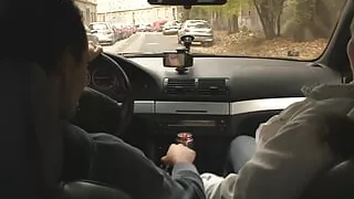 Blonde fatty easily picks him up for cock-riding