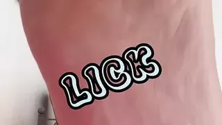 Lick my soles