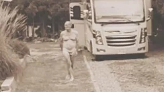 Old vhs of dude at rv park