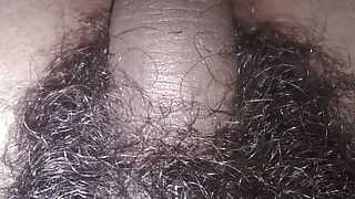 Showing very big hairy dick video