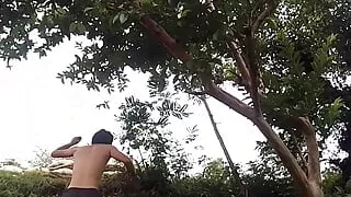 Wild Mask Mann did yoga and strengthened his nipples on the advice of Sneha Bhabhi