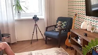 Sexy Short Haired Blonde Passionately Sucks and Fucks Big Cock.