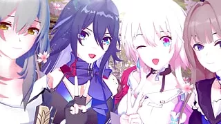 Intense Sex With The Honkai Star Rail Girls With Multiple Creampies Hentai Uncensored