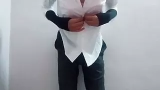 Amateur Crossdresser Sasskashi homemade xxnx Hot village boy huge monster video doing naked dance