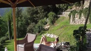 Super Hot Ellie Luna Enjoys a Poolside Photo Shoot and Enjoys the Attention of Several Cameras