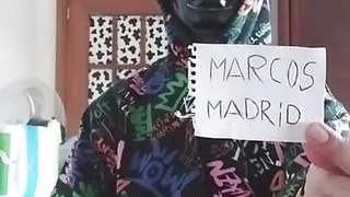 Perverted Husband Masturbates in front of the camera. Fat and Hard Dick with Cock Ring. Spanish Male Amateur Model