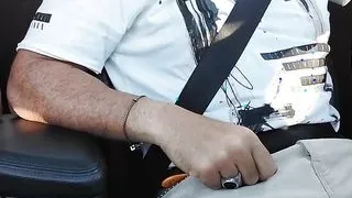 A Nice Car Handjob Made by My 18 Year Old Stepdaughter's Friend