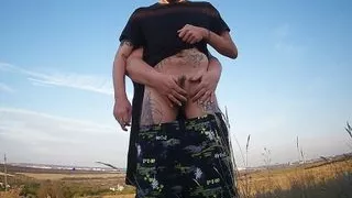 holds my dick while i pee after jerking off sucks cock