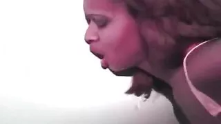 This Stunning Hot Brunette Knows How to Suck Hard