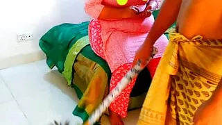 Hot BBW Aunty says to work boy while watching porn: You fuck me now & Destroy My Ass & Pussy (Then Huge Fuck & Cum Wild)