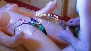 Naked Sexdoll Creampie Masturbation on the floor