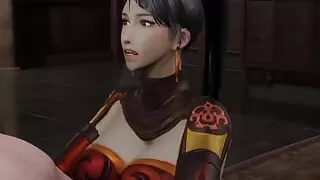 Lian Shi Gets Cum To the Face During a Tit Job