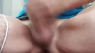 Yummy Granny Tranny Cum 2