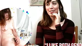 Ersties - All Natural Fiona Plays With Her Hairy Pussy