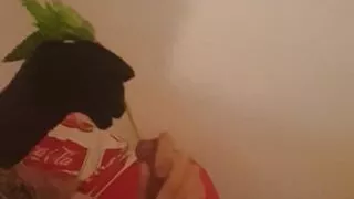 Martin puts nettle stem in his peehole...