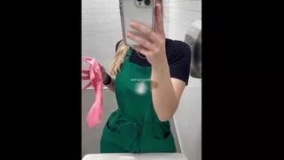 Removing My Panties At Work