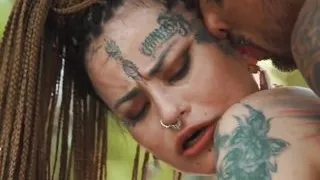 Insatiable Korinha with Two Cocks in Her Mouth