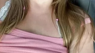 Intense Orgasm in Busy Parking Lot