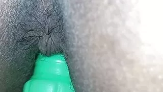 Playing toy after I fuck pussy hard