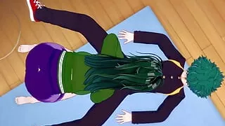 Deku Midoria has sex with Inko : My Hero Academia