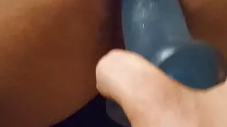 Submissive girl gets fucked with toys