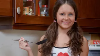 Teen solo toy riding