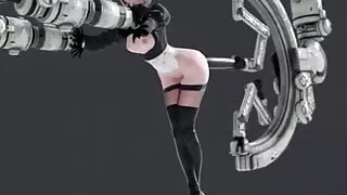 2B Held in a Fucking Machine