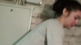 Fucked in the Cellar for This German Slut