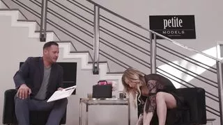 Vorstellungsgespräch, Cowgirl, Fersen, High Heels, Model, Natürlicher Sex