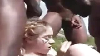 Gangbang Archive MILF starring in bukake party