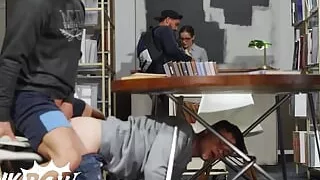 While At The College Library Jock Felix Fox Got His Dick Sucked By His Best Friend Ryan Bailey - TWINKPOP