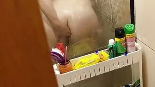 Caught the stepmother in the bath