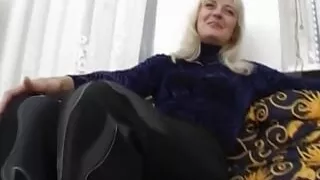 A hot German lady enjoys riding a hard pecker before getting her reward