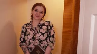 The Pastors daughter comes over for Bible study