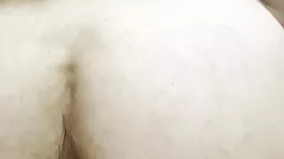 Taking my husbands load and returning the favor with my cum shot all over his belly