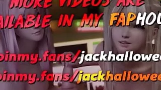 Sexy Twins Sucking and Jerking Cock