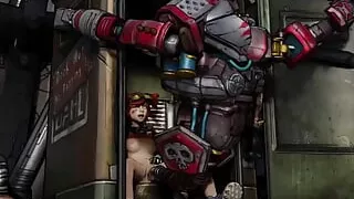 Deathrap Fuckes Gaige In a Porta Potty With Its Massive Robo Cock