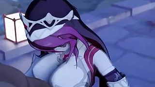 3D-sex, Analsex, Animation, Blowjob, Cowgirl, Hentaisex