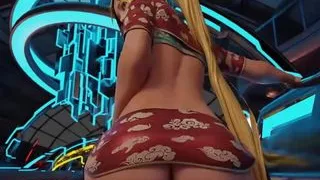 Lucky Chloes Rides a Big Cock in Reverse Cowgirl